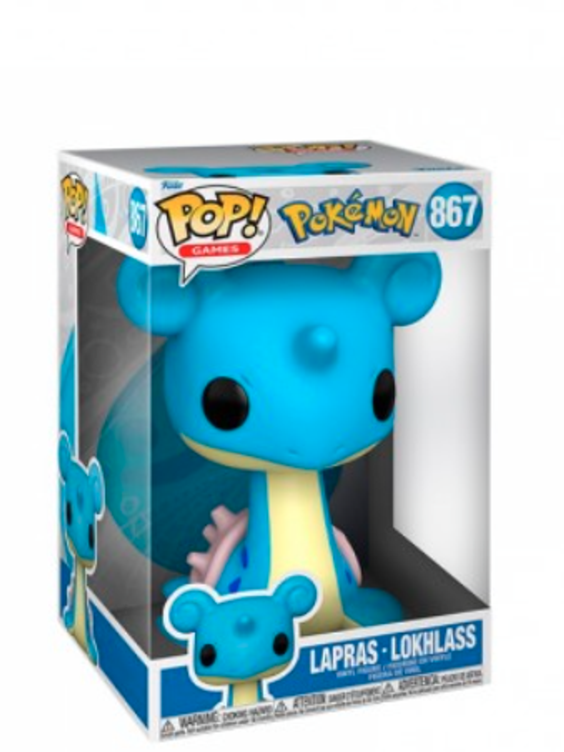 Funko Pop! Lapras 867  10' Jumbo | Pokémon (caja c/ detalle) 1