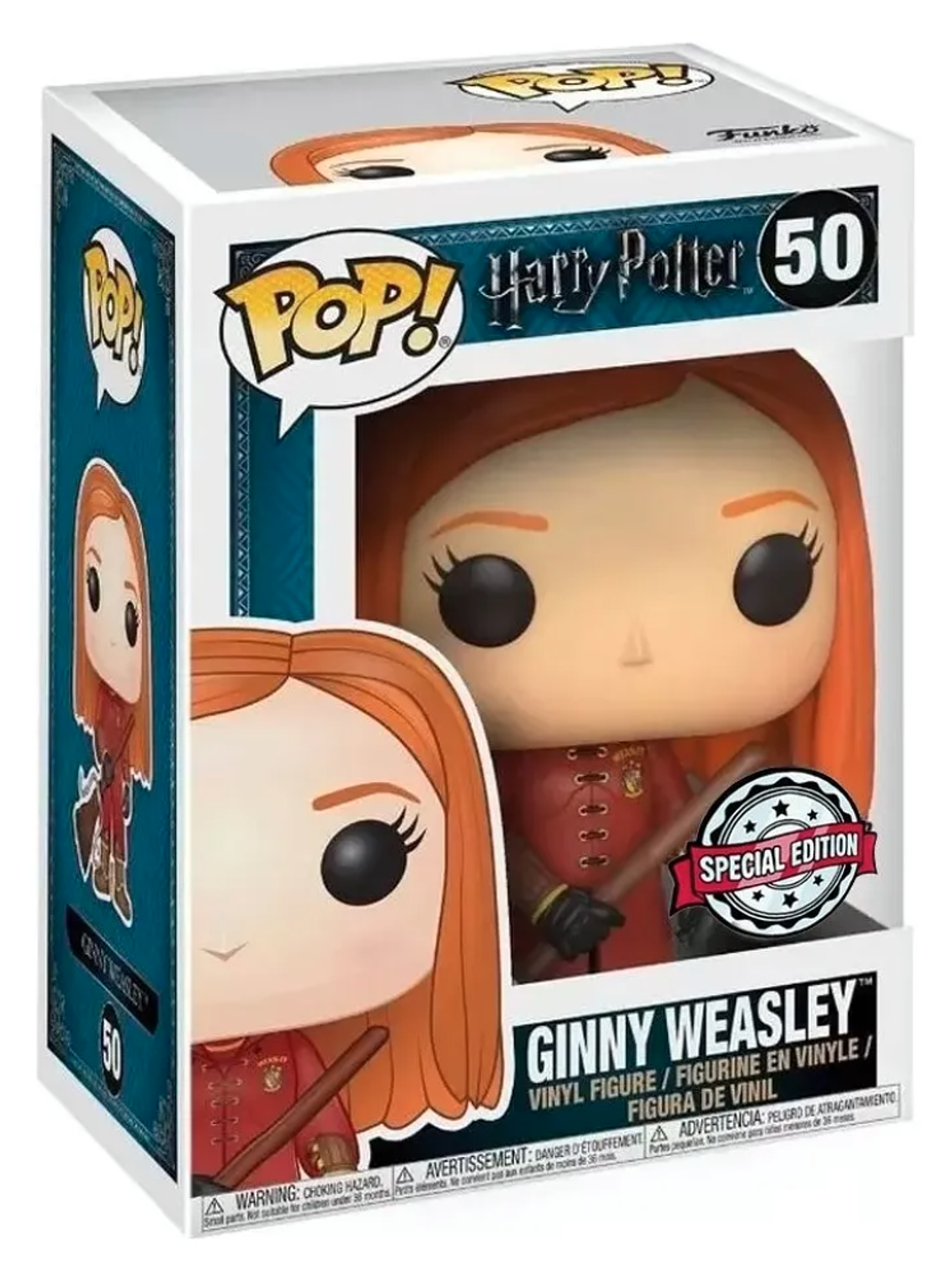 Funko Pop! Ginny Weasley con escoba 50 | Harry Potter 1