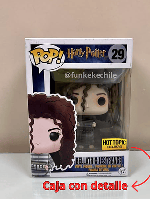 Funko Pop! Bellatrix Lestrange 29 | Harry Potter HOT TOPIC ( Caja con detalle)