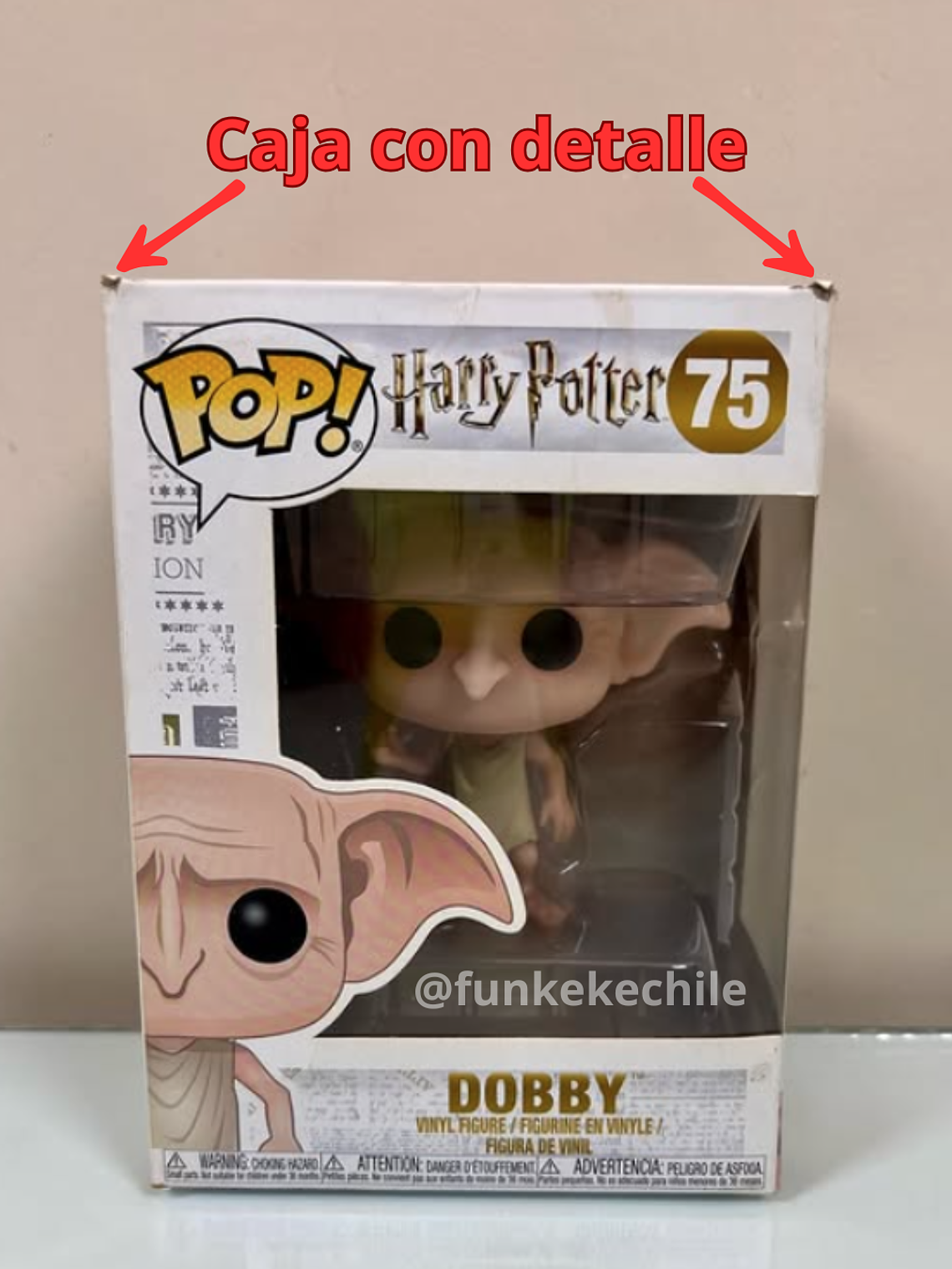 Funko Pop! Dobby 75 | Harry Potter (Caja con detalle) 1