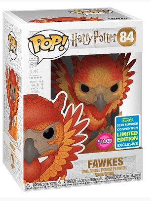 Funko Pop! Fawkes 84  (Flocked) | Harry Potter