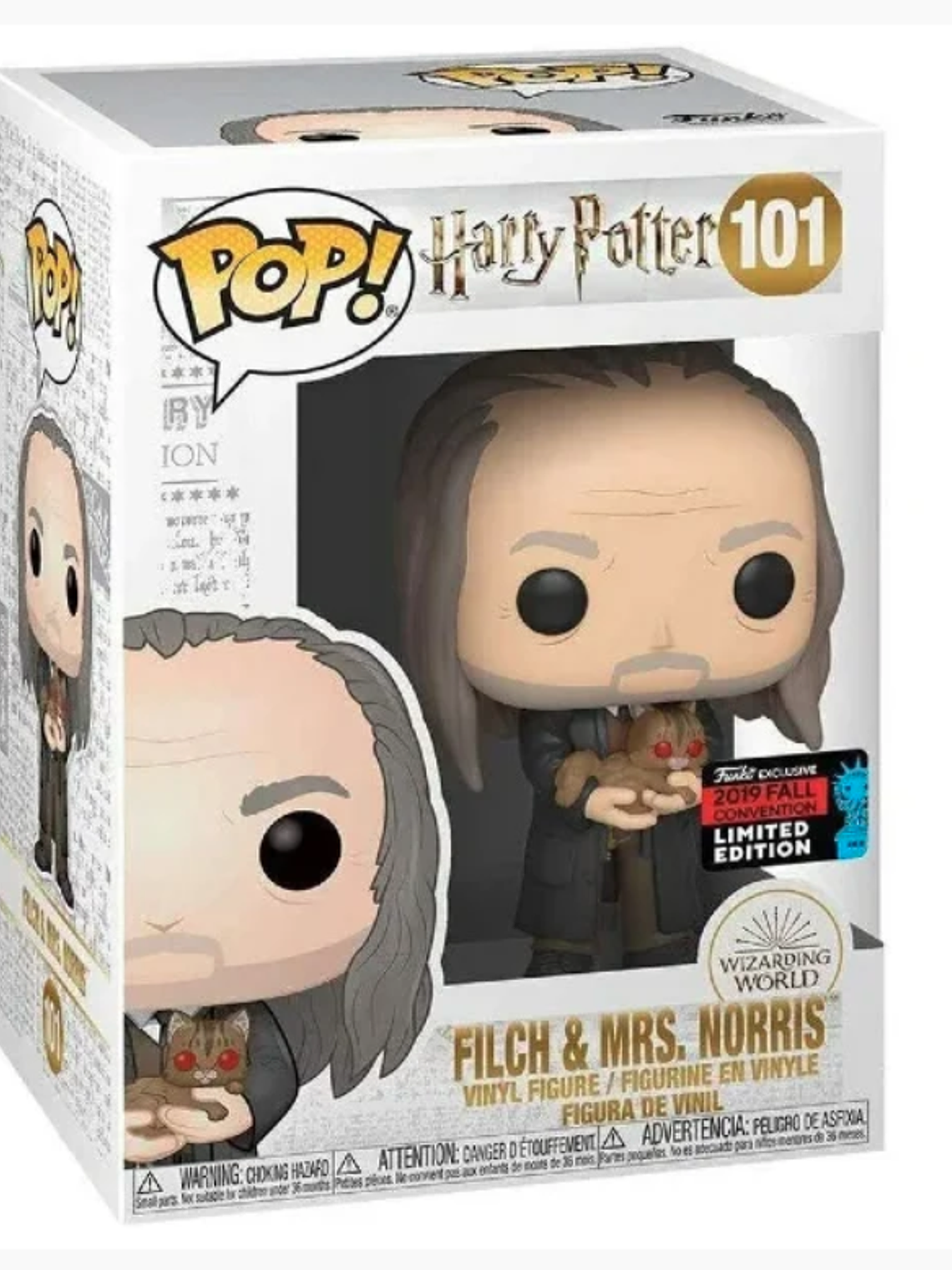 Funko Pop! Mr. Filch & Mrs. Norris 101 | Harry Potter 1