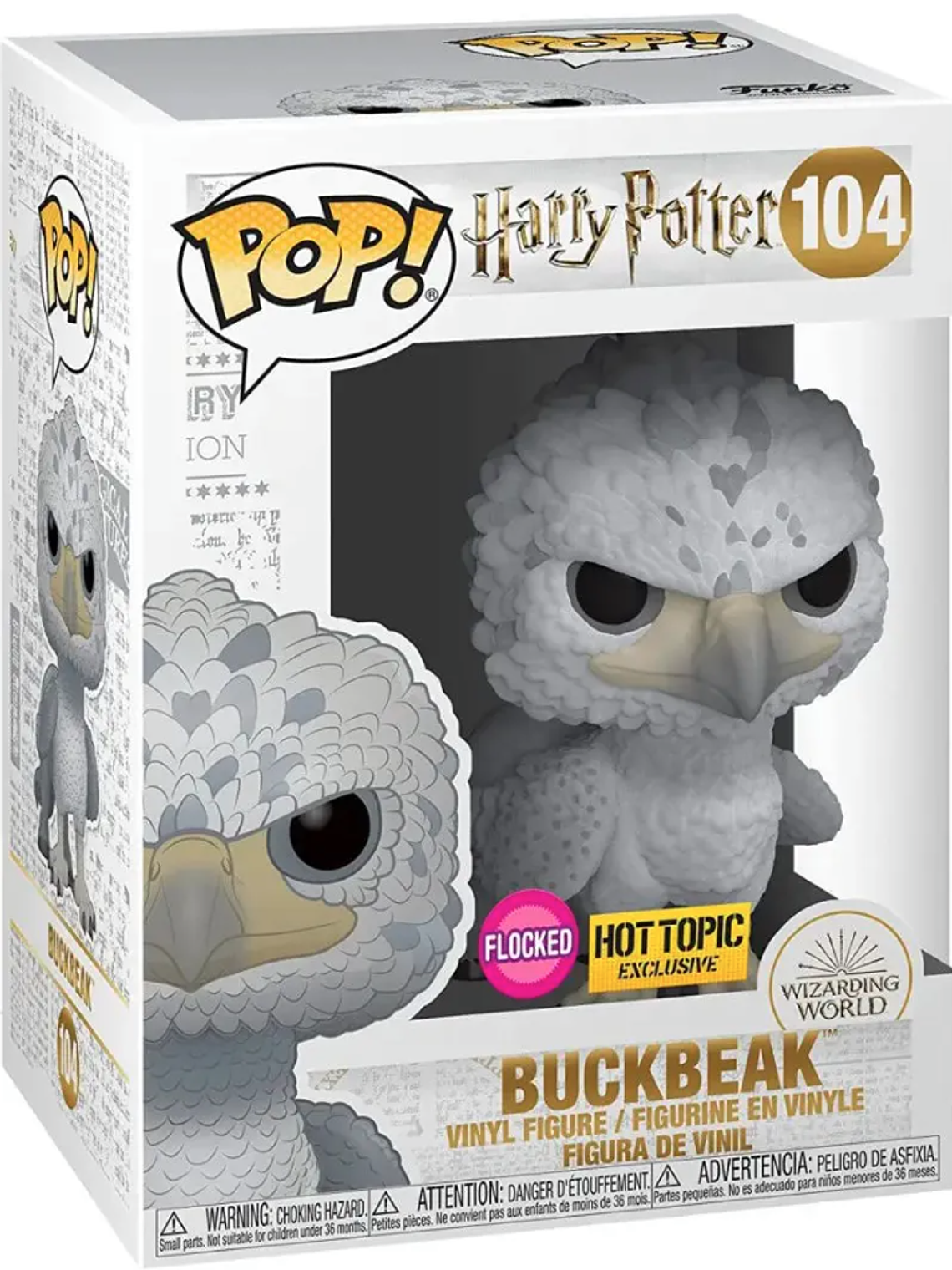 Funko Pop! Buckbeak 104 Flocked - Black Eyes | Harry Potter HOT TOPIC 1