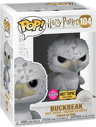 Funko Pop! Buckbeak 104 Flocked - Black Eyes | Harry Potter HOT TOPIC