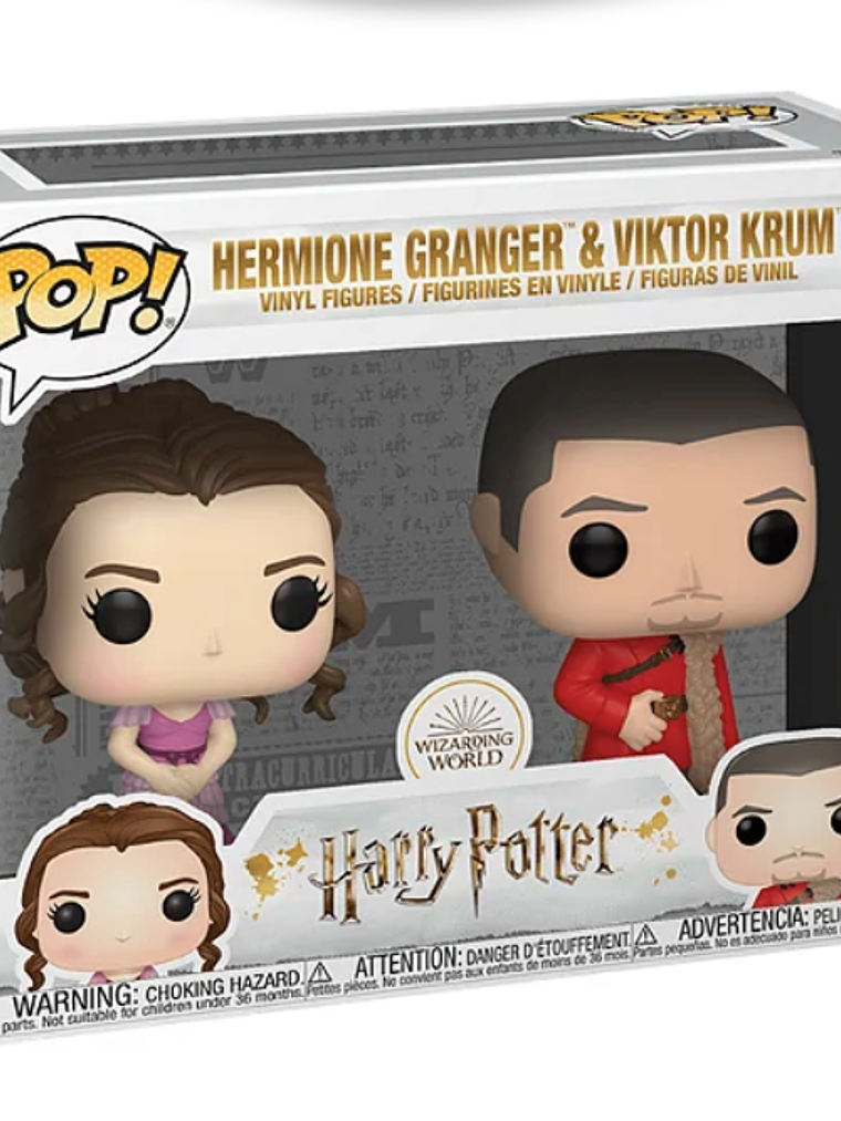 Funko Pop! 2 Pack Hermione Granger & Viktor Krum | Harry Potter (Barnes & Noble) 1