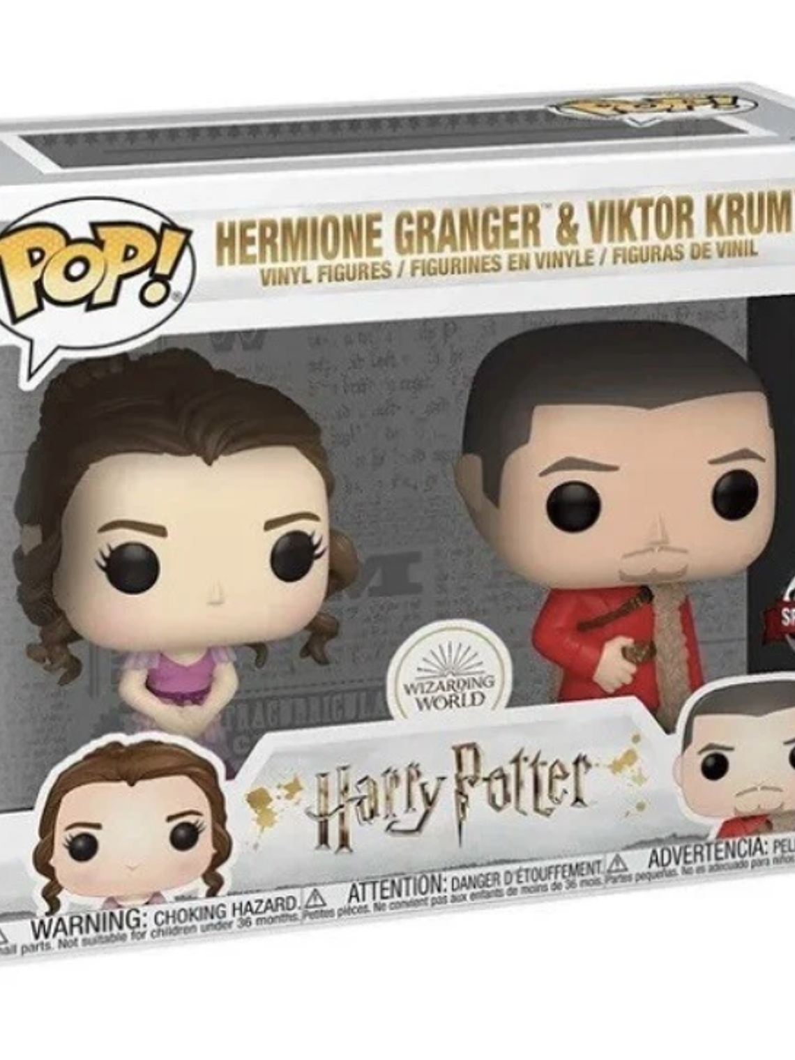 Funko Pop! 2 Pack Hermione Granger & Viktor Krum | Harry Potter (Special Edition) 1