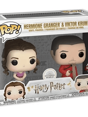 Funko Pop! 2 Pack Hermione Granger & Viktor Krum | Harry Potter (Special Edition)