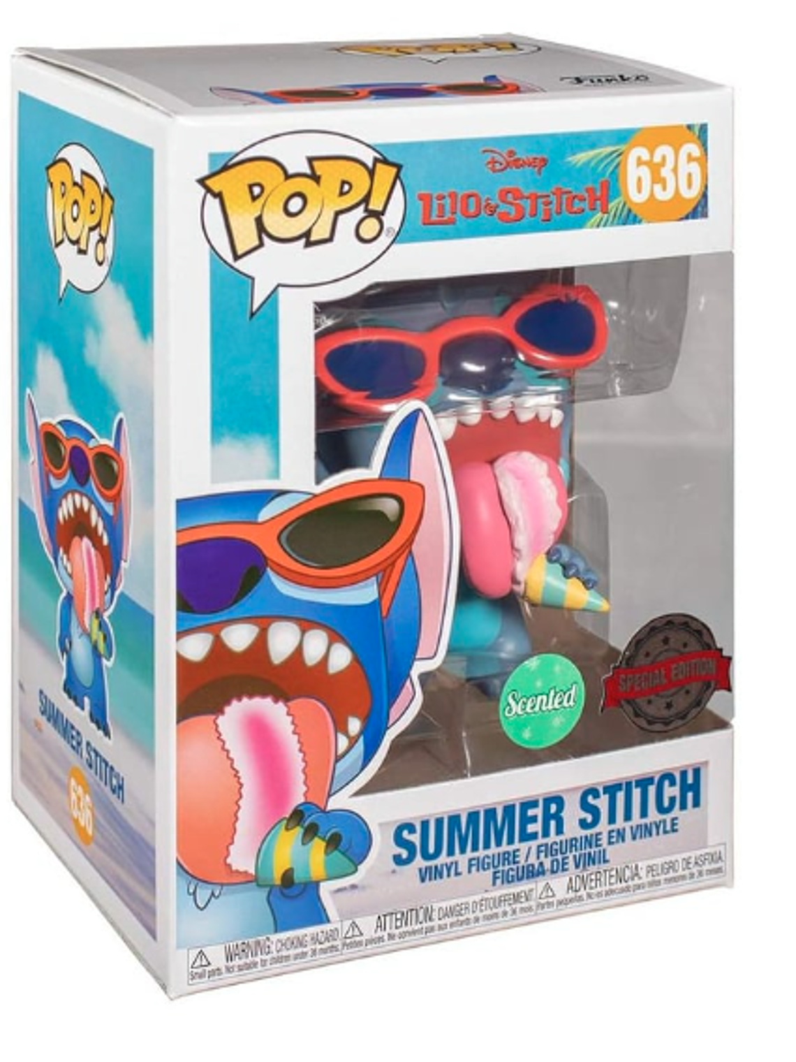 Funko Pop! Summer Stitch 636 | Lilo & Stitch 1