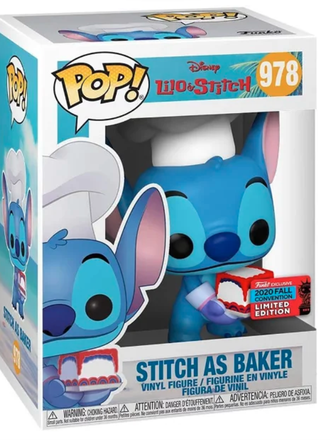 Funko Pop! Stitch as Baker 978 | Lilo & Stitch 1