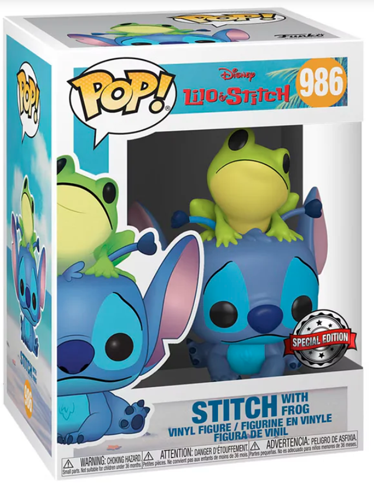 Funko Pop! Stitch with Frog 986 | Lilo & Stitch 1