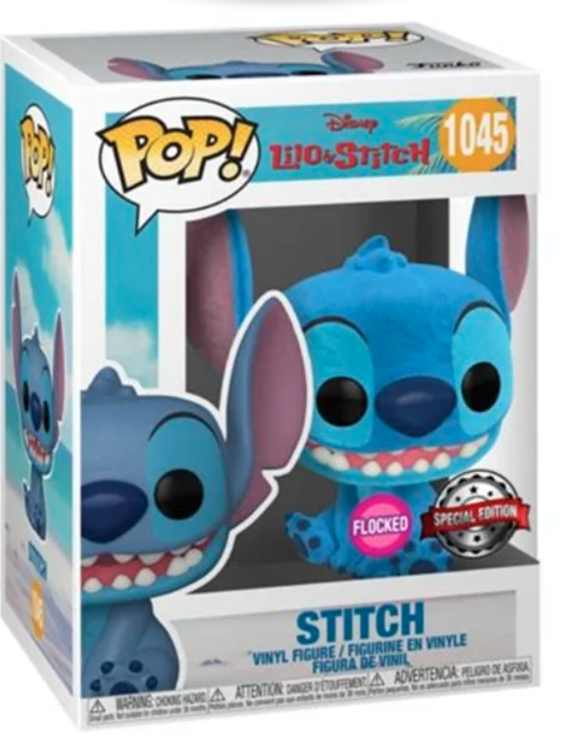 Funko Pop! Stitch 1045 | Lilo & Stitch - FLOCKED 1