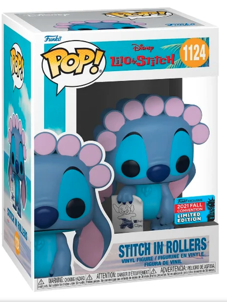 Funko Pop! Stitch in Rollers 1124 | Lilo & Stitch 1