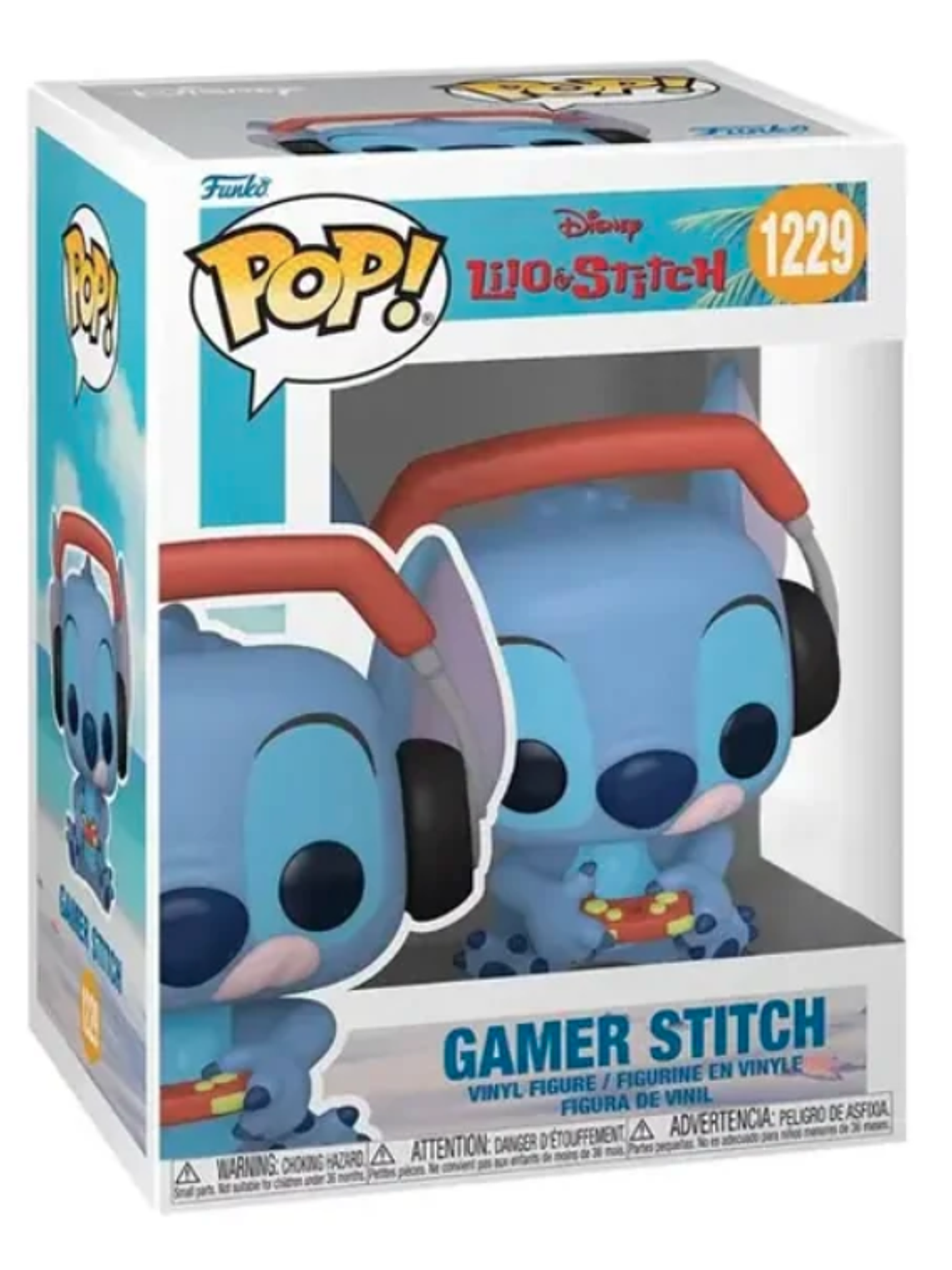 Funko Pop! Gamer Stitch 1229 | Lilo & Stitch 1