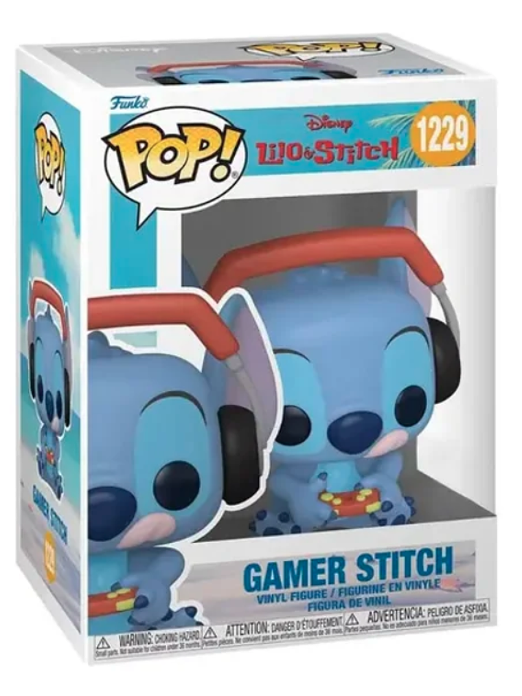 Funko Pop! Gamer Stitch 1229 | Lilo & Stitch 1