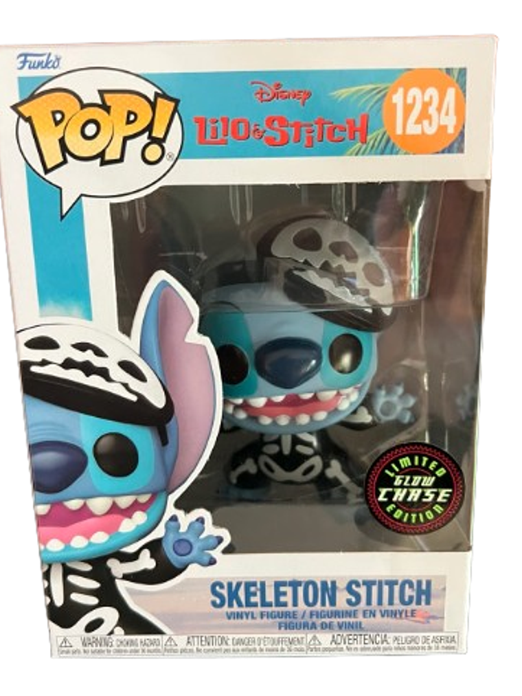 Funko Pop! Skeleton Stitch 1234 | Lilo & Stitch 1