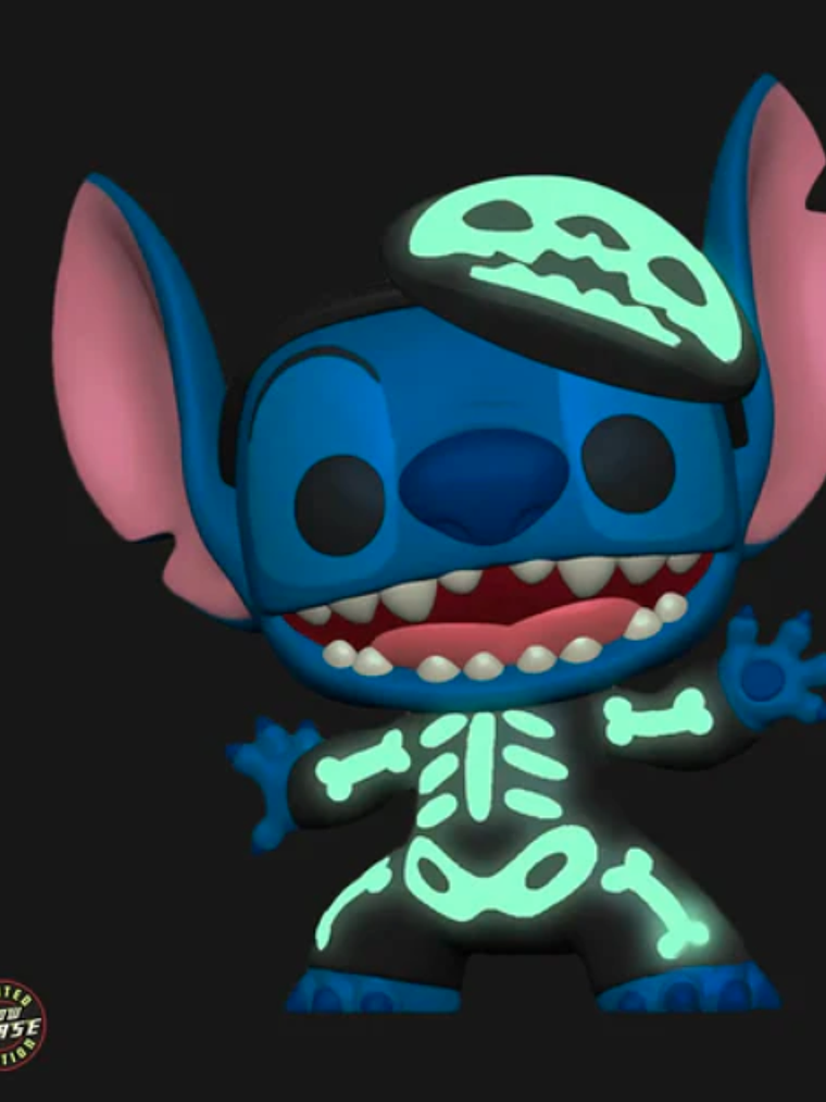 Funko Pop! Skeleton Stitch 1234 | Lilo & Stitch 2