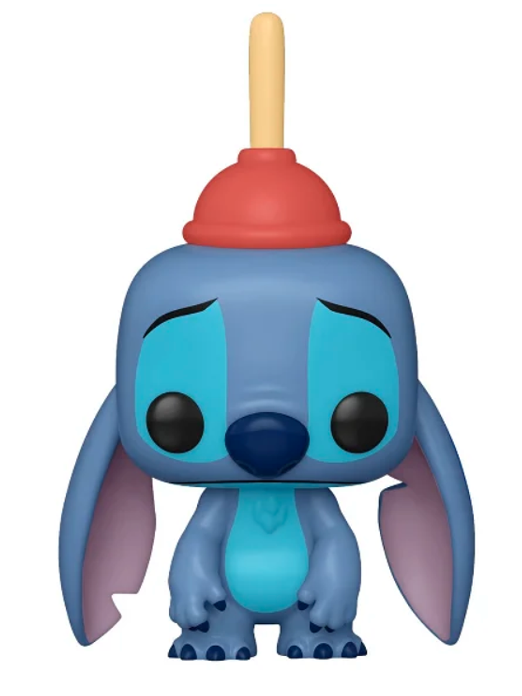 Funko Pop! Stitch with Plunger 1354 | Lilo & Stitch - Entertaiment Earth Exclusive 2