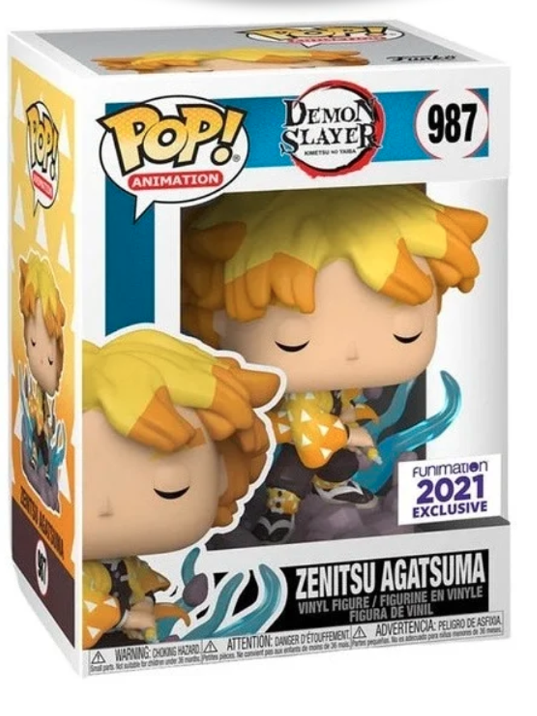 Funko Pop! Zenitsu Agatsuma 987 | Demon Slayer Kimetsu No Yaiba 1