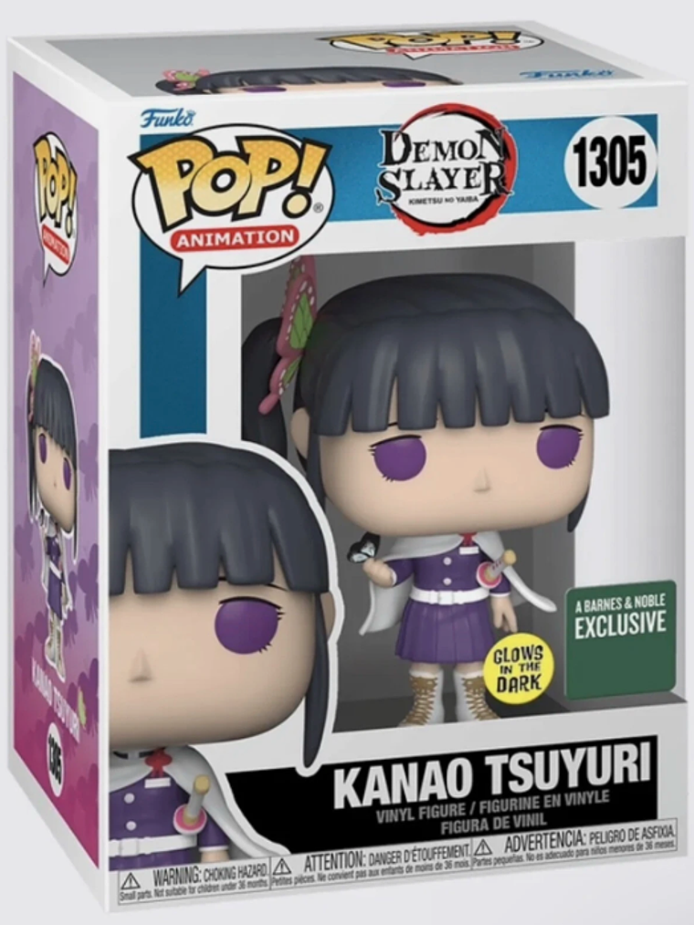 Funko Pop! Kanao Tsuyuri 1305 Glows in the dark | Demon Slayer Kimetsu No Yaiba  1