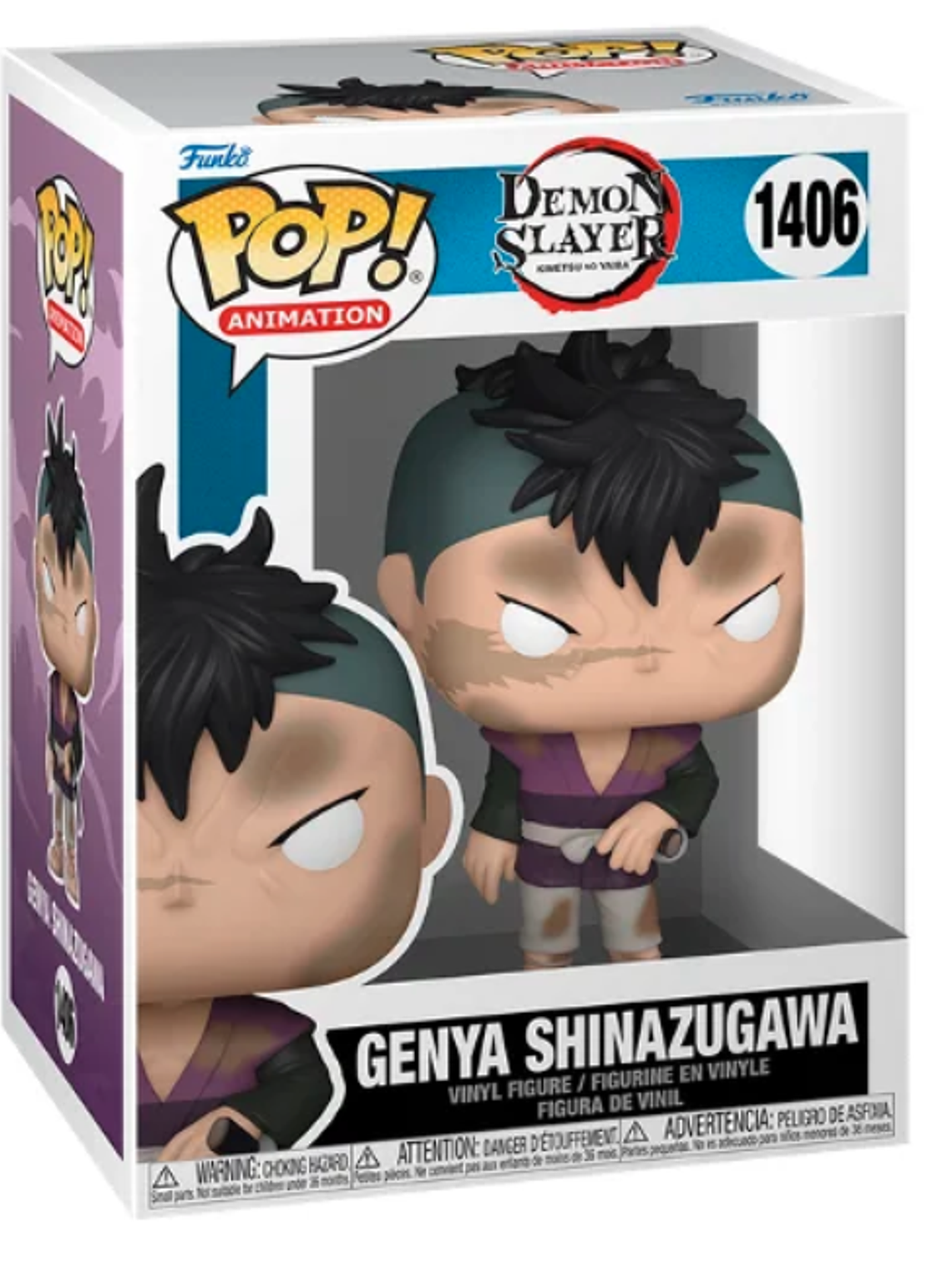 Funko Pop! Genya Shinazugawa 1406 | Demon Slayer Kimetsu No Yaiba 1