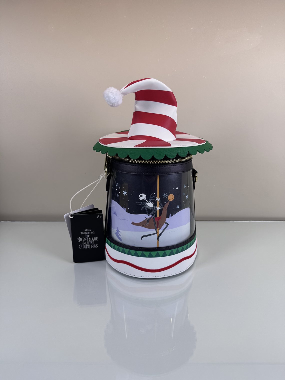 Crossbody navideño “Carrusel” | The nightmare before Christmas” x Loungefly  1