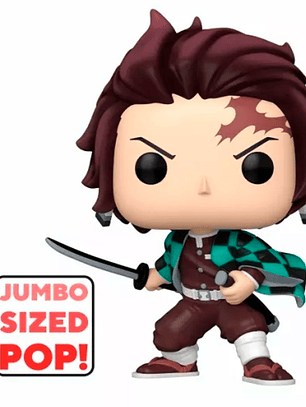 Funko Pop! Tanjiro Kamado 1805 JUMBO | Demon Slayer