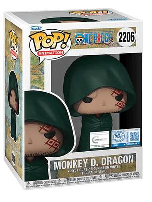 Funko Pop! Monkey D. Dragon 2206 | One Piece (Pre Release Chrono Toys Sticker)