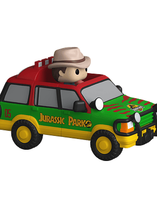 Bitty Pop! Dr. Alan Grant and Jurrassic SUV (Caja dañada)