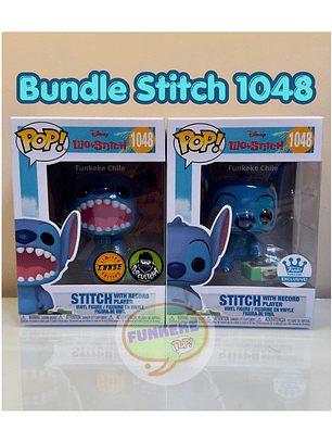 Funko Pop! Stitch 1048 BUNDLE Normal + Chase | Lilo & Stitch