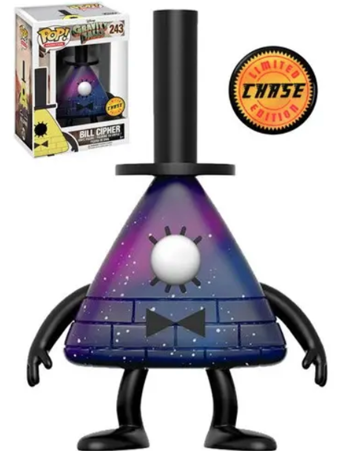 Funko Pop! Bill Cipher 243 CHASE | Gravity Falls 2