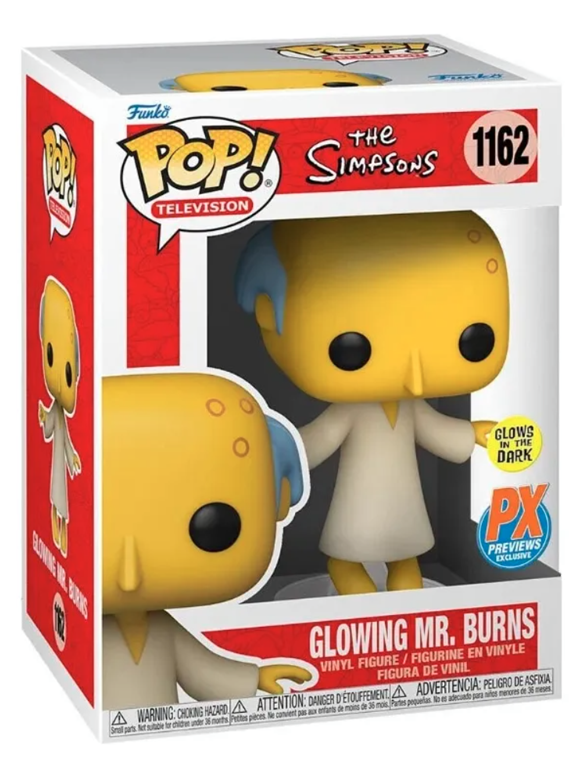 Funko Pop! Glowing Mr. Burns 1162 - Glows in the dark | The Simpsons 1