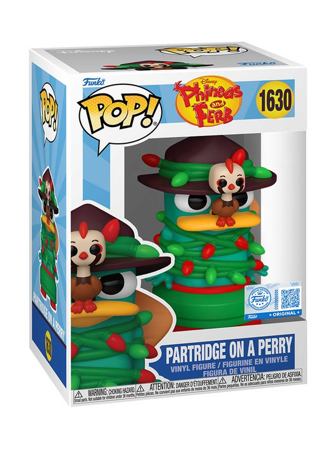 Funko Pop! Partridge on a Perry 1630 | Phineas and Ferb 1