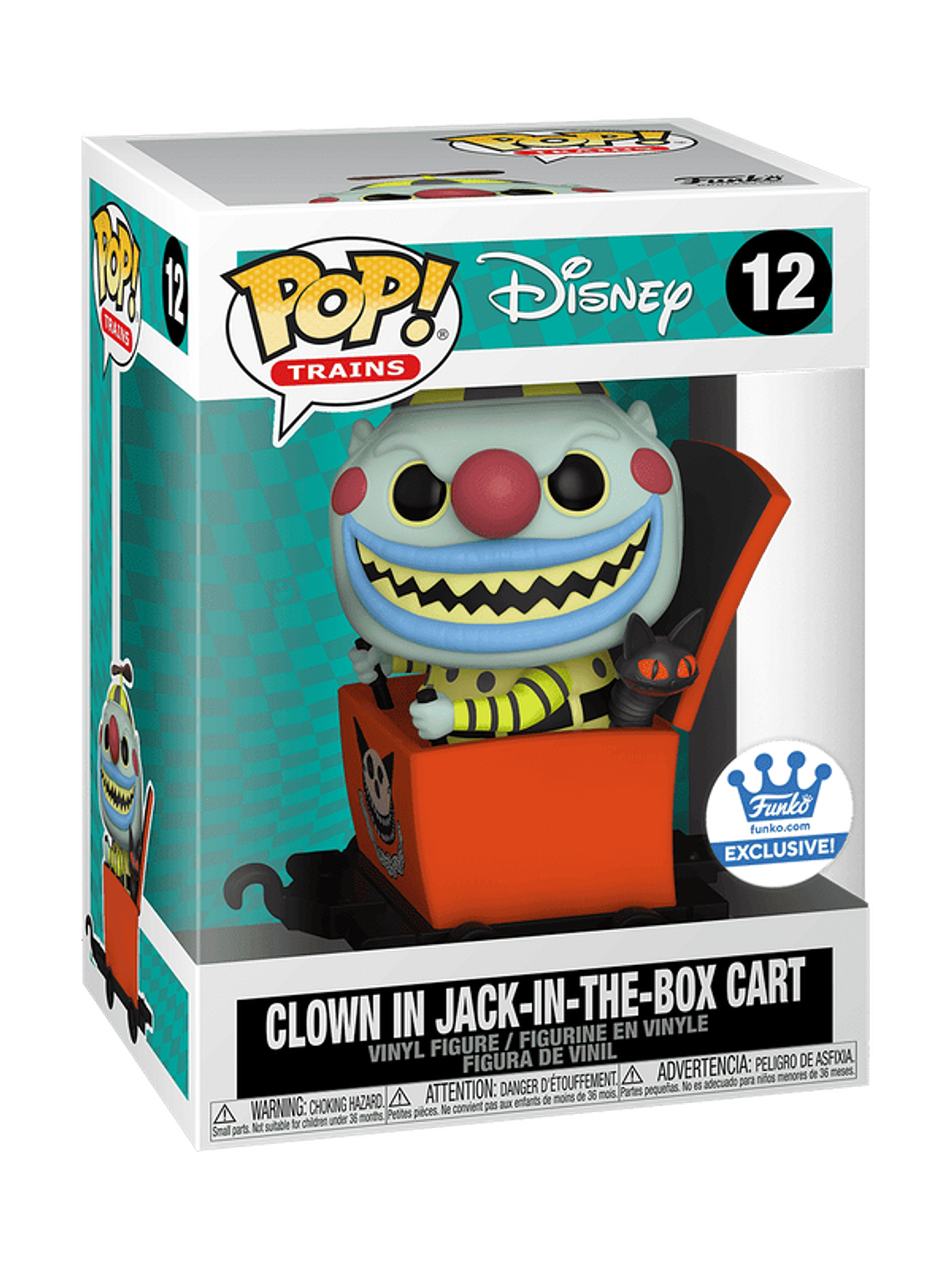 Funko Pop! Clown in Jack-in-the-Box Cart 12 | El extraño mundo de Jack 1