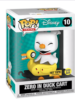 Funko Pop! Zero in Duck Cart 10 - Glows in the dark | El extraño mundo de Jack (Hot Topic)