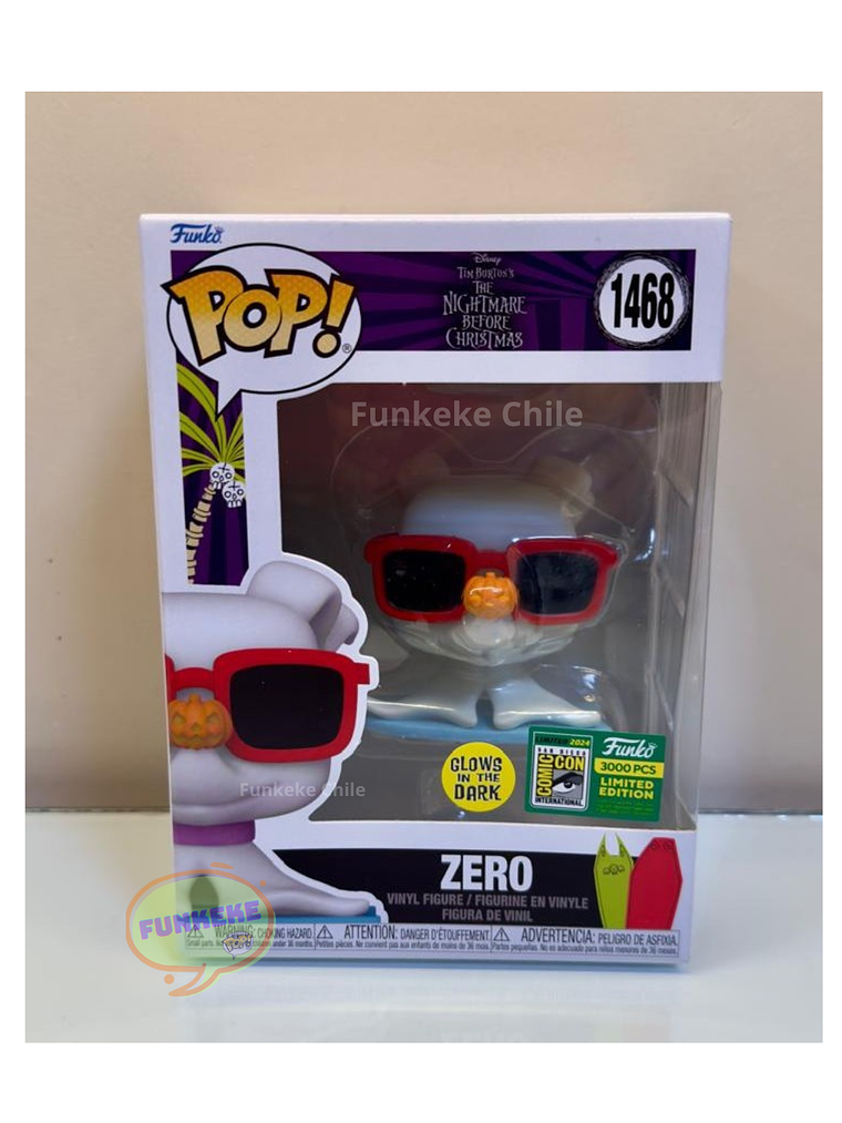 Funko Pop! Zero 1468 - Glows in the dark | El extraño mundo de Jack (Presencial San Diego Comic Con 2024) 1