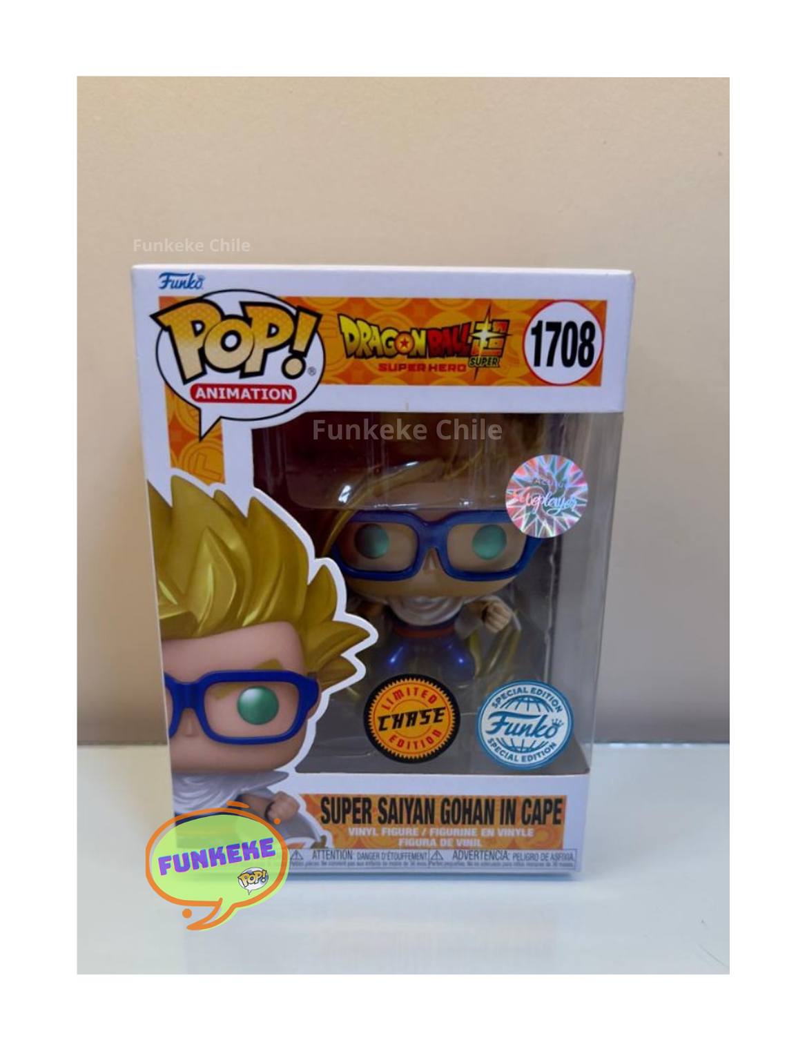Funko Pop! Super Sayayin Gohan In Cape 1708 - Chase | Dragon Ball Z  (CAJA DAÑADA) 1