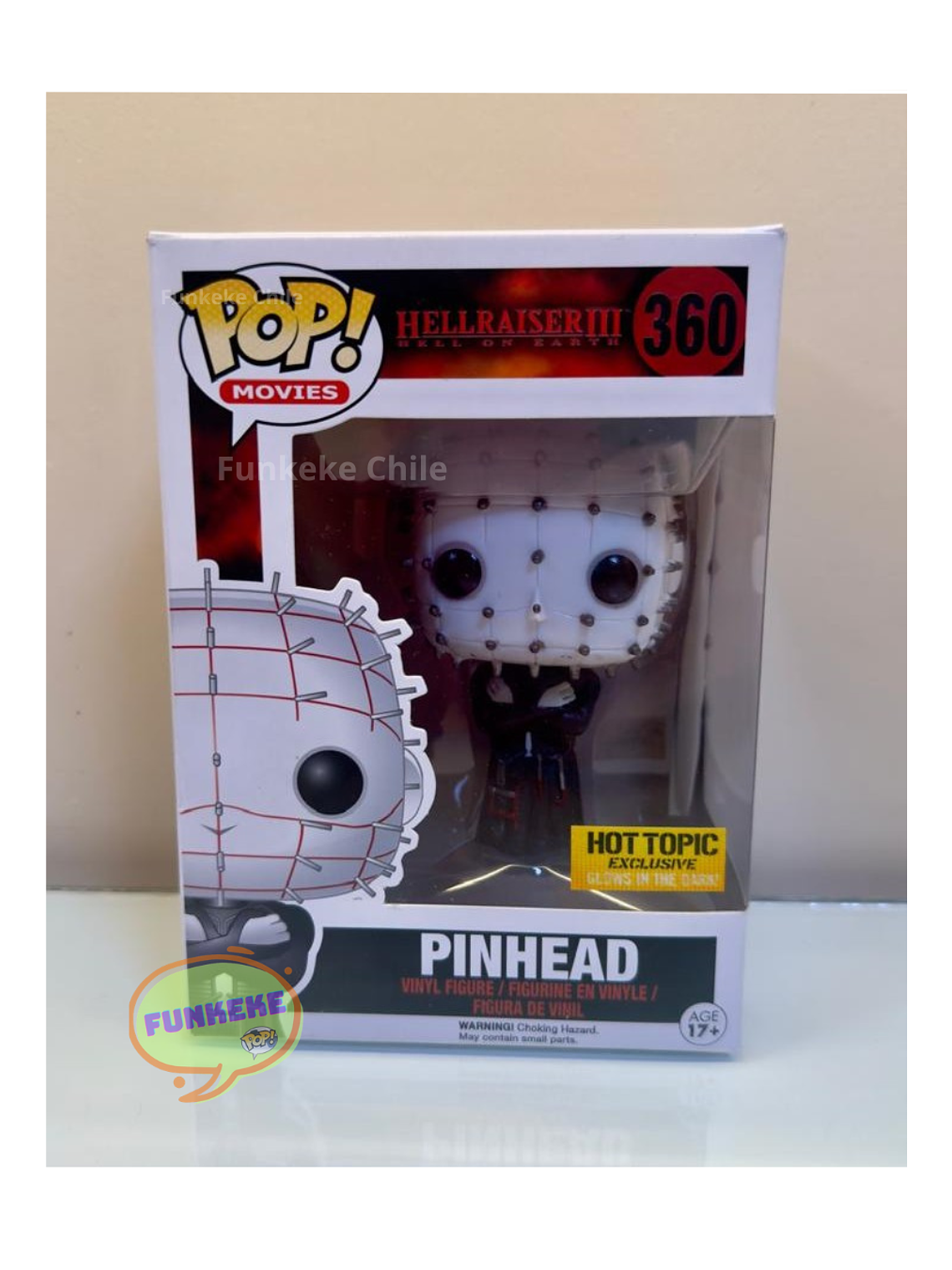 Funko Pop! Pinhead 360 -Glows in the dark | Hellraiser III 