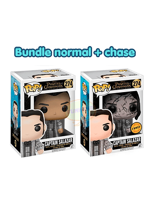 Funko Pop! Captain Salazar 274 Bundle (normal + chase) | Piratas del Caribe