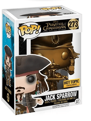 Funko Pop! Jack Sparrow 273 DORADO | Piratas del Caribe