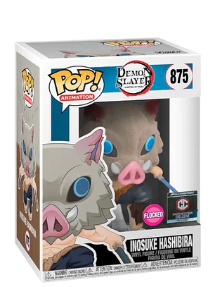 Funko Pop! Inosuke Hashibira 875 Flocked | Demon Slayer - Chalice Collectibles