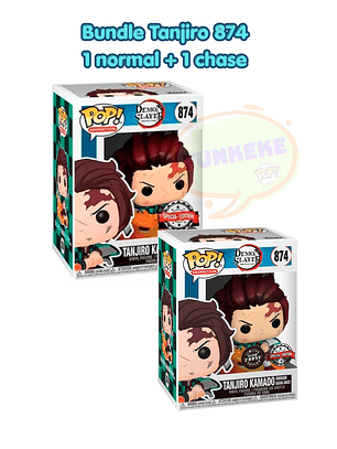 Funko Pop! Tanjiro 874 BUNDLE | Demon slayer 