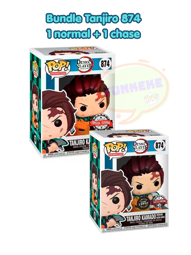 Funko Pop! Tanjiro 874 BUNDLE | Demon slayer  1