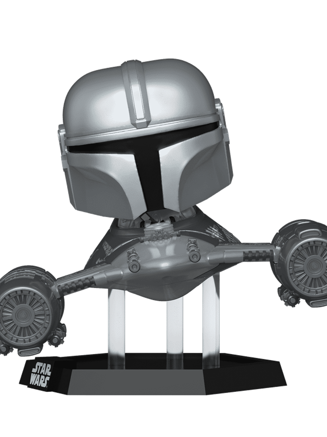 Funko Pop! The Mandalorian in N-1 Starfighter (with R5-D4) 1 The Mandalorian 2