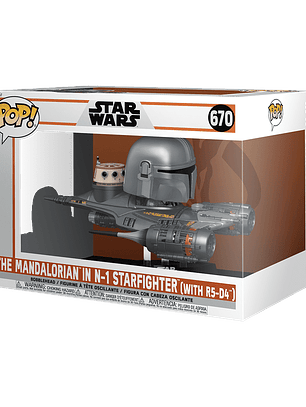 Funko Pop! The Mandalorian in N-1 Starfighter (with R5-D4) 1 The Mandalorian