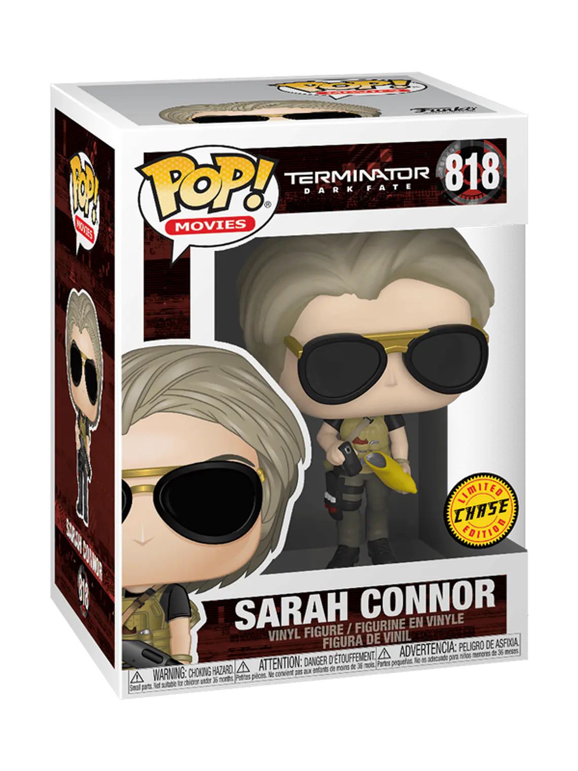 Funko Pop! Sarah Connor 818 | Terminator BUNDLE Nomal+Chase 3