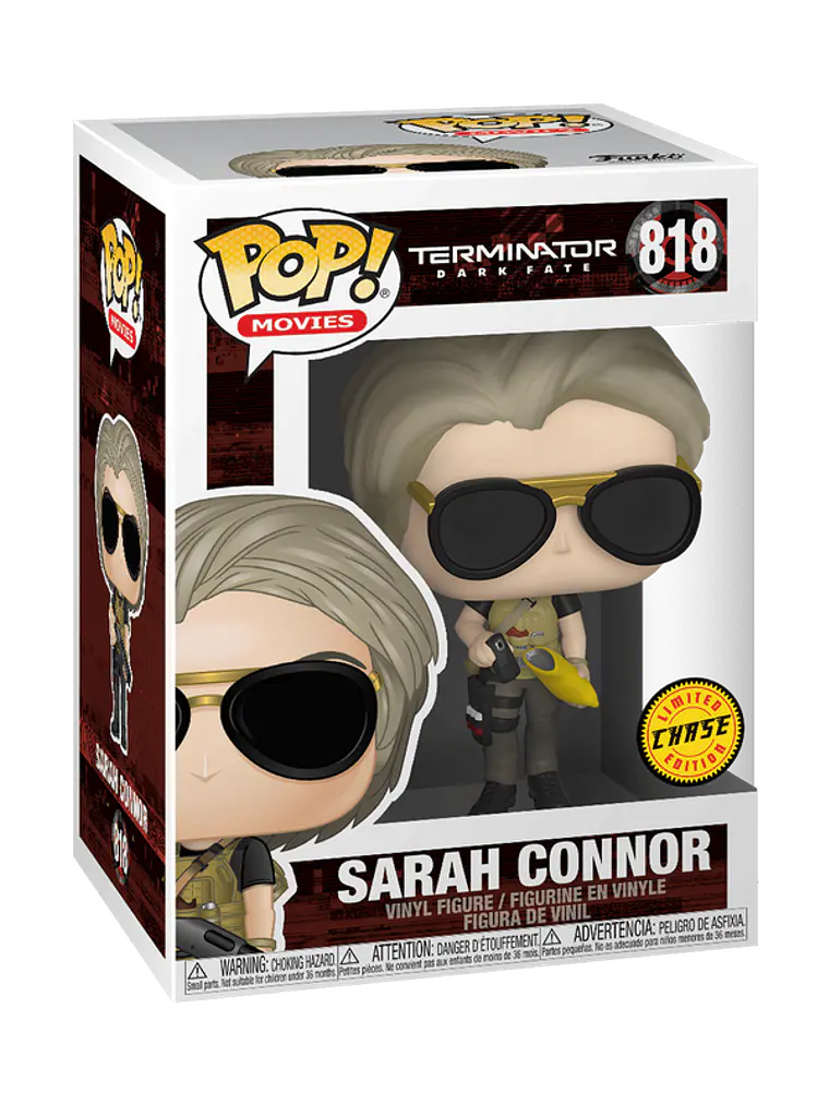 Funko Pop! Sarah Connor 818 | Terminator BUNDLE Nomal+Chase 3