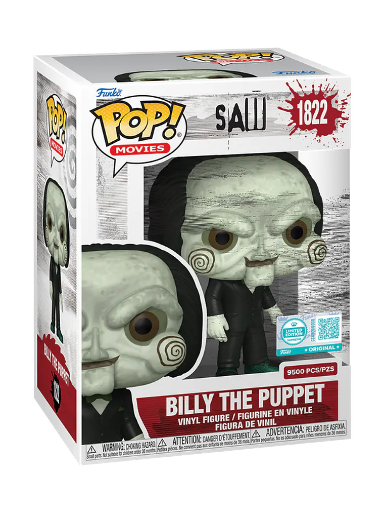 Funko Pop! Billy The Puppet 1822 | SAW 9500 piezas 1