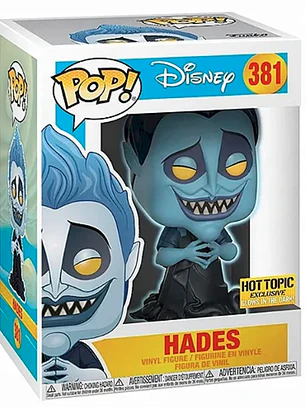 Funko Pop! Hades 381 (Glows in the dark) HOT TOPIC | Disney