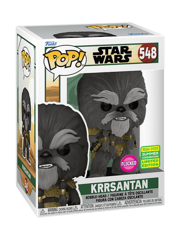 Funko Pop! Krrsantan 548 (Flocked) | The Mandalorian 1
