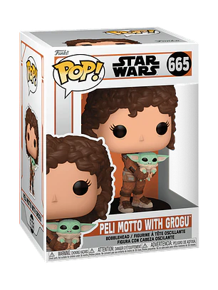 Funko Pop! Peli Motto with Grogu 665 | The Mandalorian